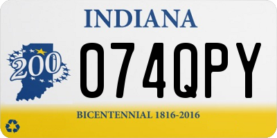 IN license plate 074QPY
