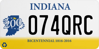 IN license plate 074QRC
