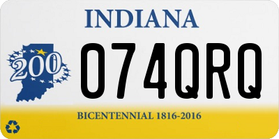 IN license plate 074QRQ