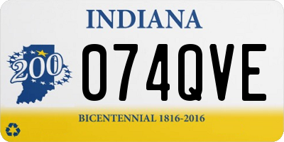 IN license plate 074QVE
