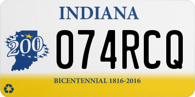 IN license plate 074RCQ