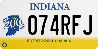 IN license plate 074RFJ