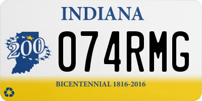 IN license plate 074RMG