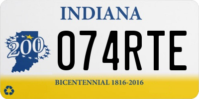 IN license plate 074RTE