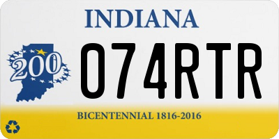 IN license plate 074RTR