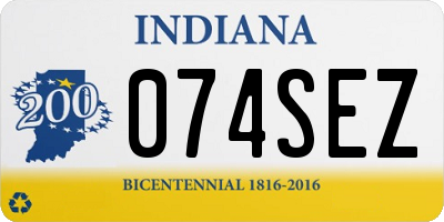 IN license plate 074SEZ