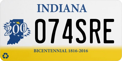 IN license plate 074SRE