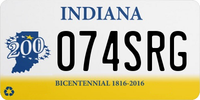 IN license plate 074SRG