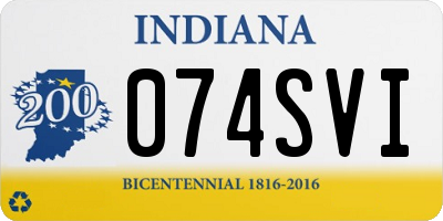 IN license plate 074SVI