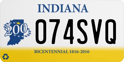 IN license plate 074SVQ