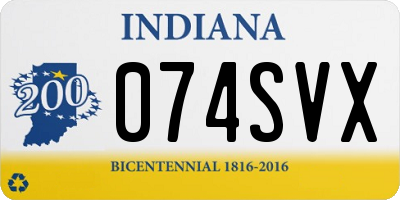 IN license plate 074SVX