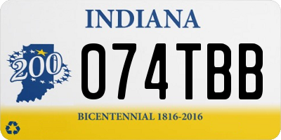 IN license plate 074TBB