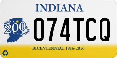 IN license plate 074TCQ
