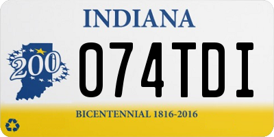 IN license plate 074TDI