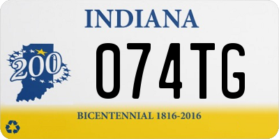 IN license plate 074TG