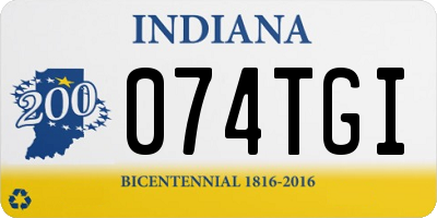 IN license plate 074TGI