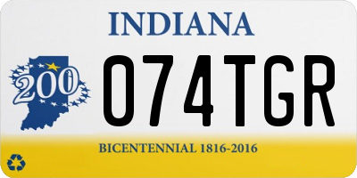 IN license plate 074TGR