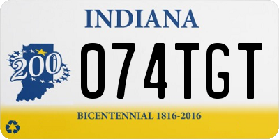 IN license plate 074TGT