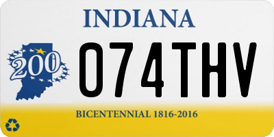 IN license plate 074THV