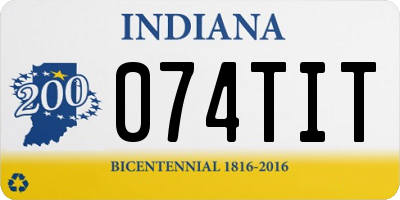 IN license plate 074TIT