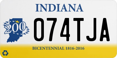 IN license plate 074TJA