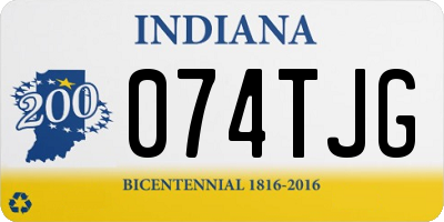 IN license plate 074TJG