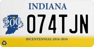IN license plate 074TJN