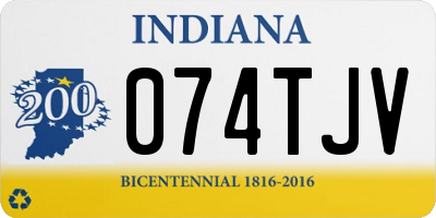 IN license plate 074TJV