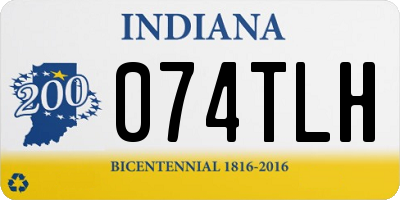 IN license plate 074TLH