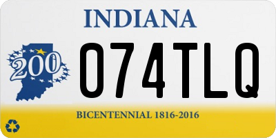 IN license plate 074TLQ