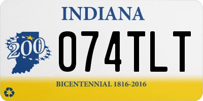 IN license plate 074TLT