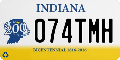 IN license plate 074TMH