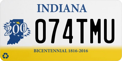 IN license plate 074TMU