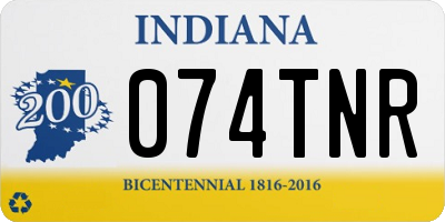 IN license plate 074TNR