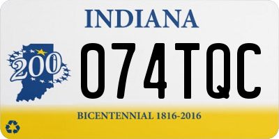 IN license plate 074TQC
