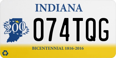 IN license plate 074TQG