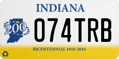 IN license plate 074TRB