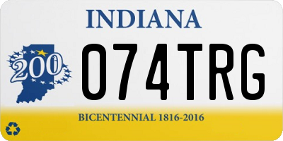IN license plate 074TRG