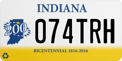 IN license plate 074TRH