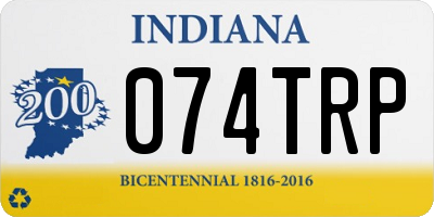 IN license plate 074TRP