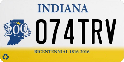 IN license plate 074TRV