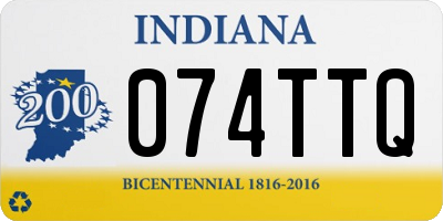 IN license plate 074TTQ