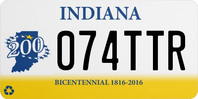 IN license plate 074TTR