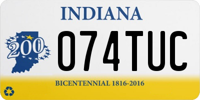 IN license plate 074TUC