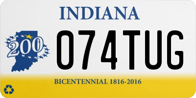 IN license plate 074TUG