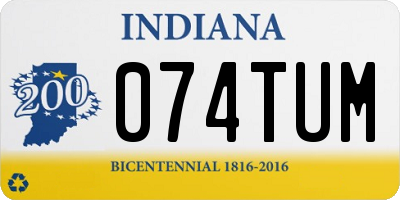 IN license plate 074TUM