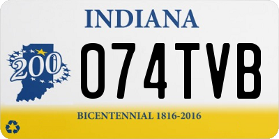 IN license plate 074TVB