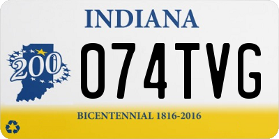 IN license plate 074TVG