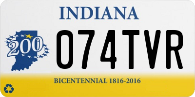 IN license plate 074TVR