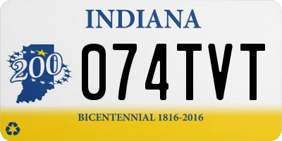 IN license plate 074TVT